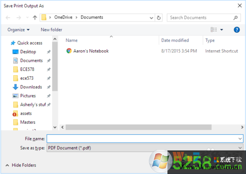 Win10系统使用Microsoft Print to PDF并打印的方法2 Win10系统使用Microsoft Print to PDF并打印的方法2