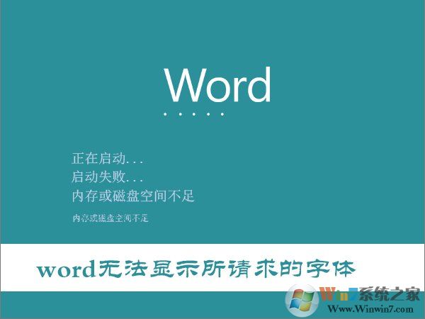 Win10打开Word提示“Word无法显示所请求的字体”怎么办? Win10打开Word提示“Word无法显示所请求的字体”怎么办?