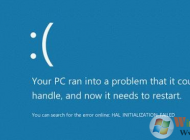 win10ϵͳ������ʾHAL_INITIALIZATION_FAILED�����ԭ��ͽ���취