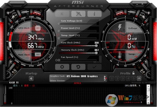 MSI Afterburner(AMD/NVIDIA�Կ���Ƶ����)v4.6.5���İ�