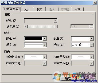 设置自选图形格式