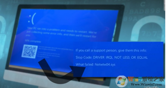 ��ʾDRIVER_IRQL_NOT_LESS_OR_EQUAL��Netwtw04.sys��BSOD