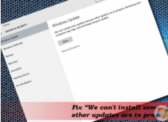 win10ϵͳ�޷�������ʾ�����ǲ��ܰ�װһЩ���£���Ϊ�����������ڽ��С�