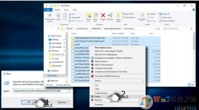 删除下载文件夹的内容