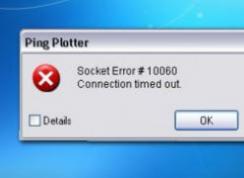 socket error #10060 �����ԭ�򼰽������