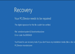 win10ϵͳ������ʾ�������0xc0000428 BSOD���޸�����