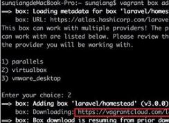 laravel��װhomestead�Ĳ�������