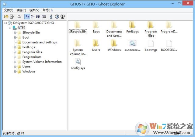 ghost�ļ��鿴��(GHO�ļ��༭)Ghost Explorer 12.0