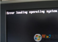 ���ѽ�������Կ�������error loading operating system���޸�����