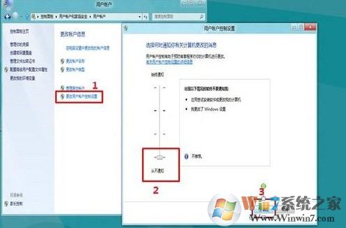 Win8如何关闭用户账户控制(UAC) Win8如何关闭用户账户控制(UAC)