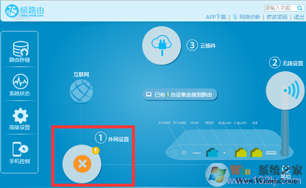 极路由设置失败