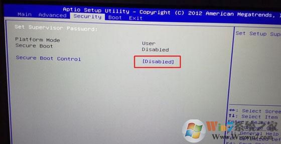 关闭安全启动 关闭安全启动