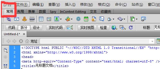 如何用dreamweaver在文档头插入meta标记设置版权信息?