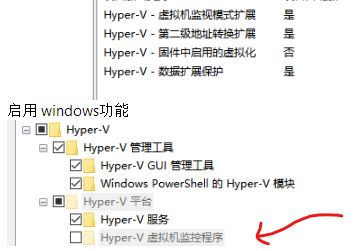 win10 hyper-v虚拟机监控程序灰色无法选取该怎么办?