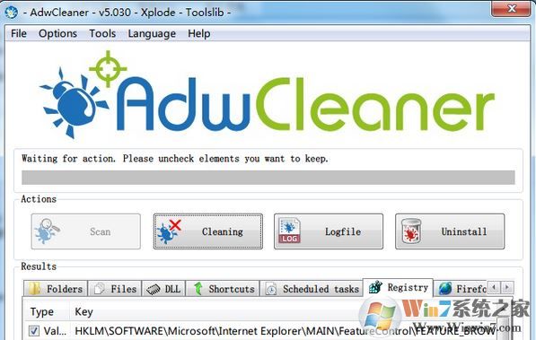 AdwCleaner怎么用?教你AdwCleaner清理浏览器恶意插件的方法