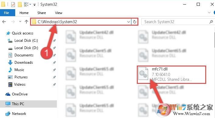 win10û���ҵ�mfc71.dll��ô�죿win10 mfc71.dll��ʧ�Ľ������