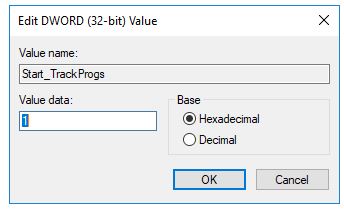 win10打开/关闭"应用程序启动跟踪"的详细操作方法