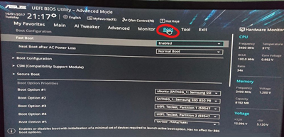 华硕B250Pro主板BIOS设置教程