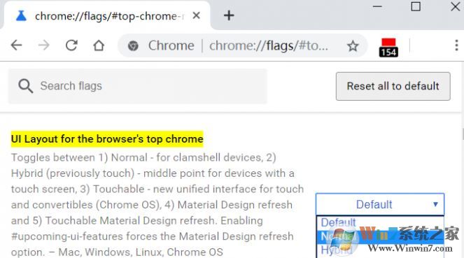 新版Chrome标签栏模糊怎么办?新版Chrome设置经典界面的方法