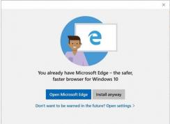 Ϊ��Edge�����,΢����ֹ�û���װ�����������