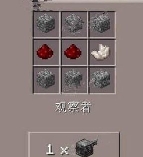 我的世界观察者怎么用?观察者之制作方法以及作用简介