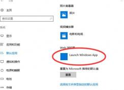 win10 web�����Ĭ�ϣ�launch windows app �޷��޸ĸ���ô�죿