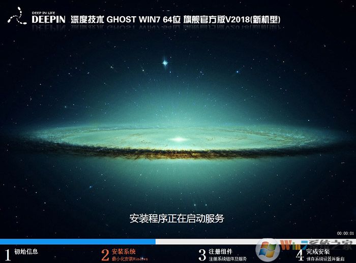 深度系统(带USB3.0驱动)Win7 64位纯净增强版V2021(新机型)