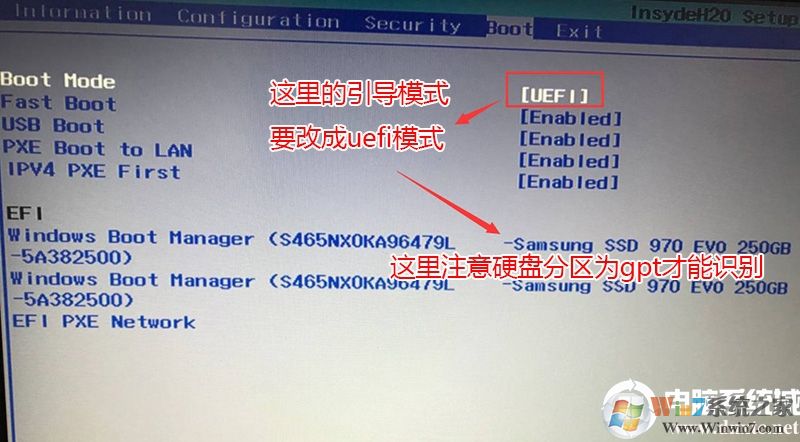 改引导模式为uefi 改引导模式为uefi