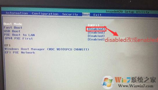 把Fast Boot改成enabled,开启快速启动 把Fast Boot改成enabled,开启快速启动