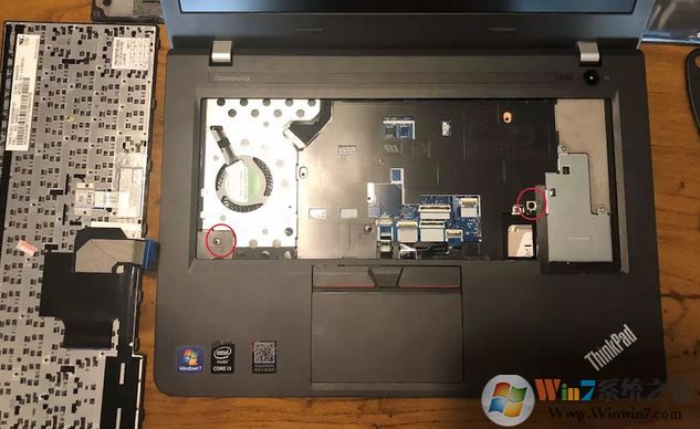 thinkpad e450c换电池怎么换?thinkpad e450 拆电池教程