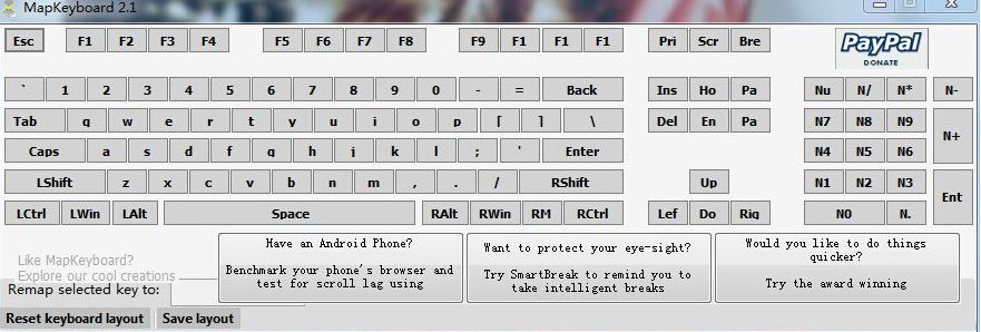 mapkeyboard怎么用?教你使用mapkeyboard修改键盘键位方法