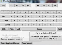mapkeyboard��ô�ã�����ʹ��mapkeyboard�޸ļ��̼�λ����