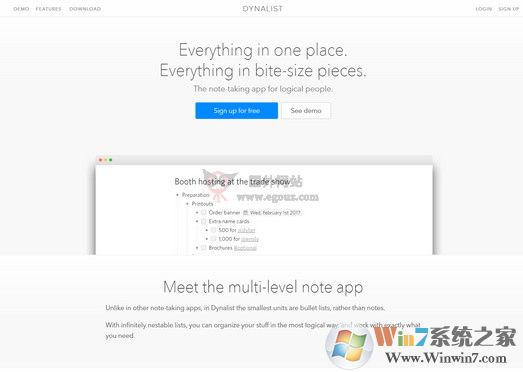 Dynalist����PC�汾v1.0.5���߼���֯�߱ʼǹ��ߣ�