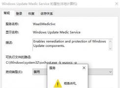 Win10��γ��׽�ֹWindows Update Medic Service������