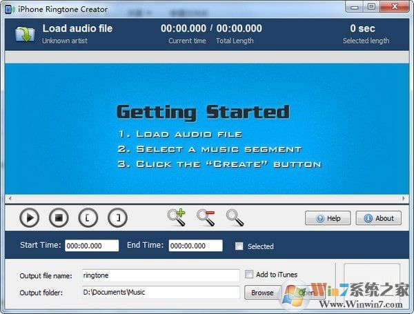 iPhone Ringtone Creator v2.8.5.0免费版(iPhone手机铃声制作工具)