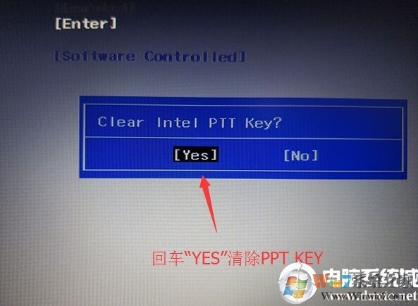 选择“yes”清除ppt key启动密钥 选择“yes”清除ppt key启动密钥