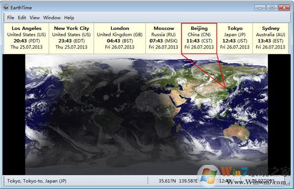 EarthTime破解版_EarthTime(桌面时钟日历软件)v5.21.3免费版