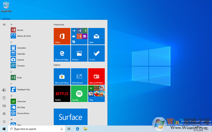震撼体验!Win10 20H1正式放出Build 18932 iso镜像下载