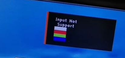 win10显示器提示:input not supported 弹窗修复方法