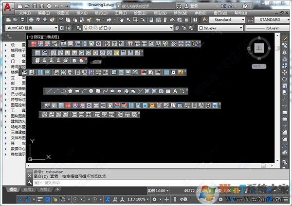 AutoCAD2016�����ƽ��+����T20v4(����+����+ůͨ+��ˮ+�ṹ)