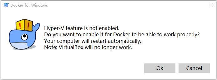 Win10下安装Docker和配置教程