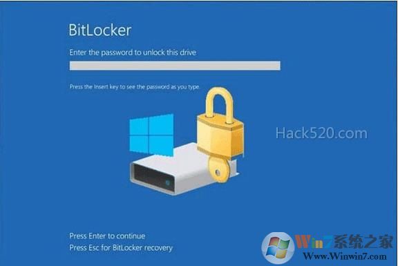 Win10系统无法启动怎么找回BitLocker加密的文件