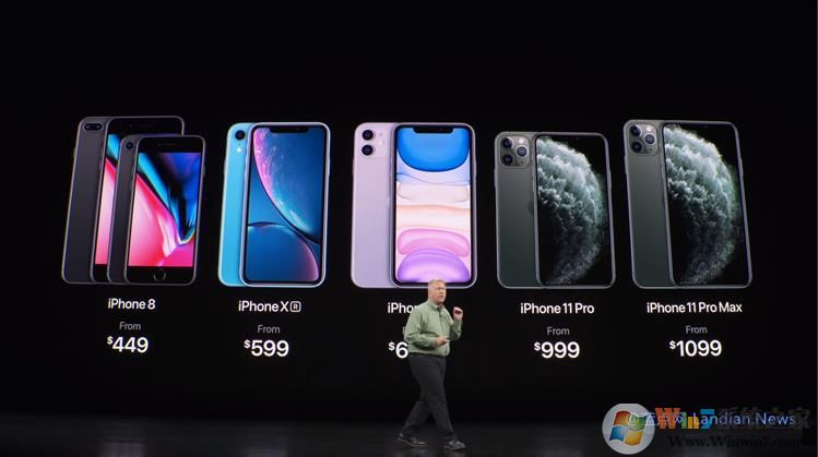 苹果推出iPhone11/Pro/Max价格最低售价5499元起