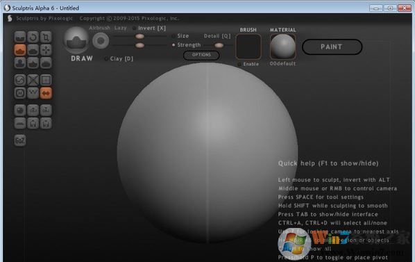 Sculptris7���İ�_Sculptris alpha 7��3D���ֵ��������������