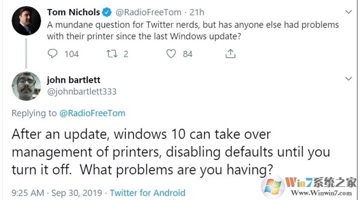 Win10 1903 KB4517211�ۻ�������BUG����ӡ�����ӳ�������