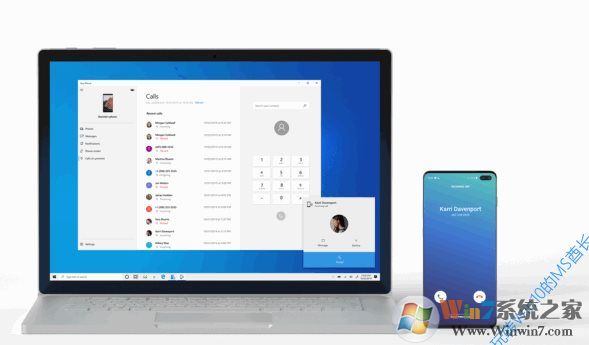 Win10 20H1 18999����ֻ�Ӧ�ÿ����õ��Դ�绰�ˣ�