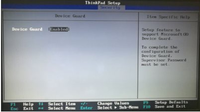 联想ThinkPad笔记本BIOS中secure boot(安全启动)关闭不了解决方法