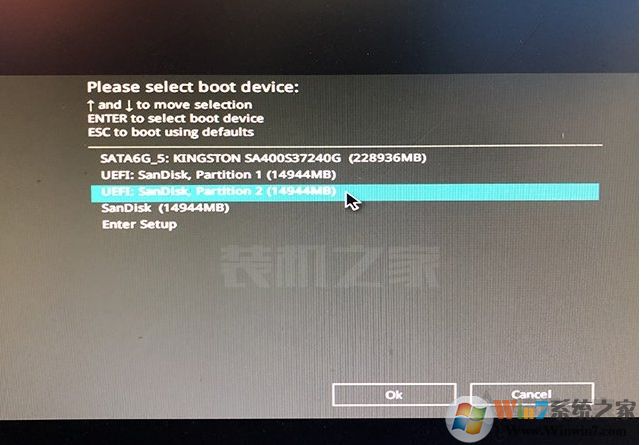 华硕主板电脑UEFI安装Win10系统教程