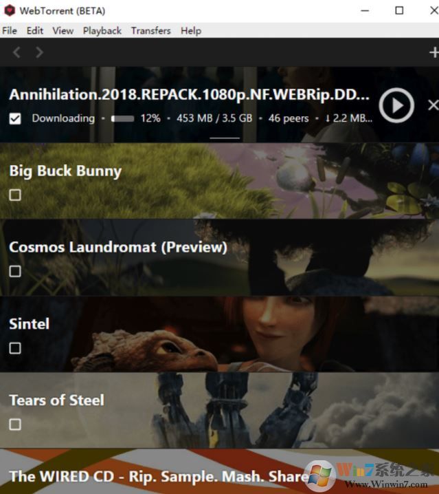 webtorrent下载_webtorrent BT种子播放器 V0.21.0.1 绿色版