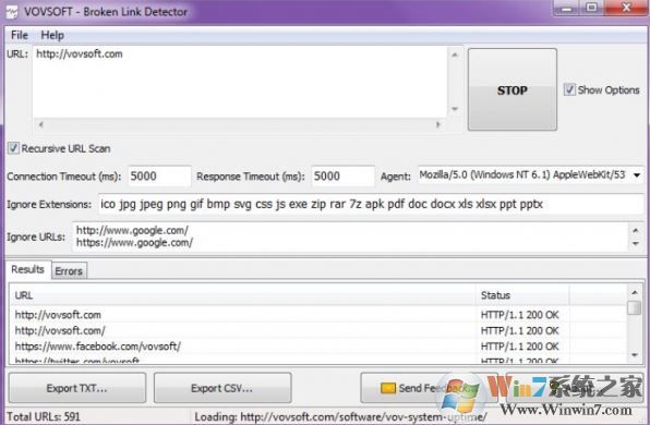 死链检测工具_VovSoft Broken Link Detector 死链检测 v2.6 官方英文原版